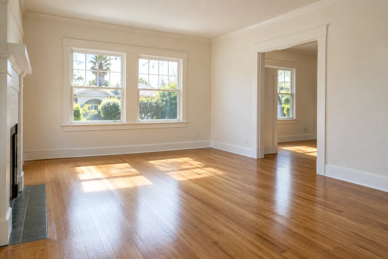 Clean move-in-ready Los Angeles living room